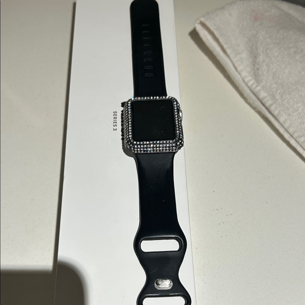 Apple Smartwatch with Black Band - Picture 2 of 3